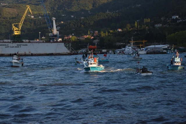 Kastamonu Balıkçılarından Filistin'e Destek Etkinliği