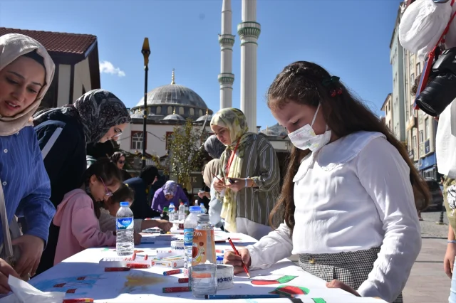 Gümüşhane'de Filistinli Çocuklar İçin Anlamlı Etkinlik Düzenlendi