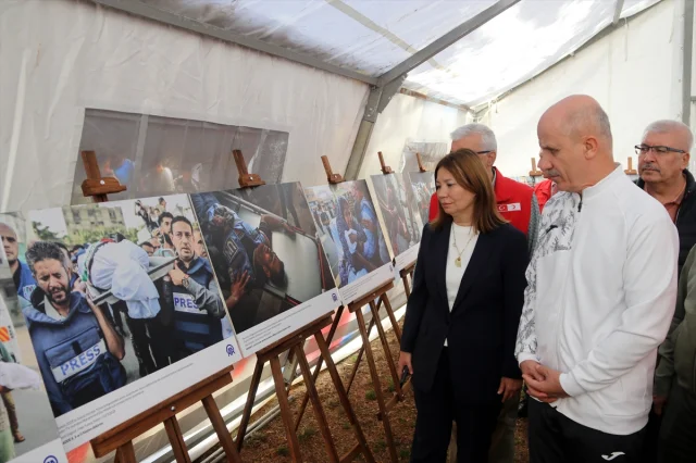 Amasya'da Öğrenci Kampında Filistin İle Dayanışma Sergisi
