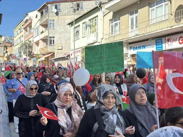Sinop'ta Filistin'e Destek İçin Binler Yürüdü