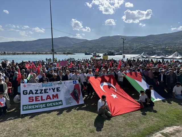 Sinop'ta Filistin'e Destek İçin Binler Yürüdü