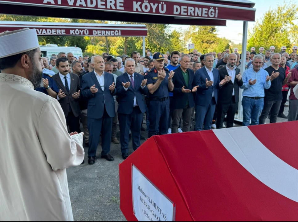 Trabzon'da Kıbrıs Gazisine Veda Töreni