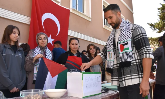 Van'daki okullardan Gazze'ye anlamlı destek etkinlikleri
