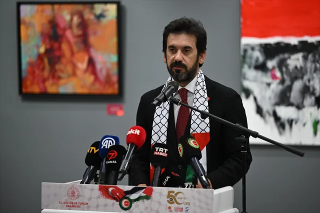 Gazze İçin Ankara'da Renkler Buluştu