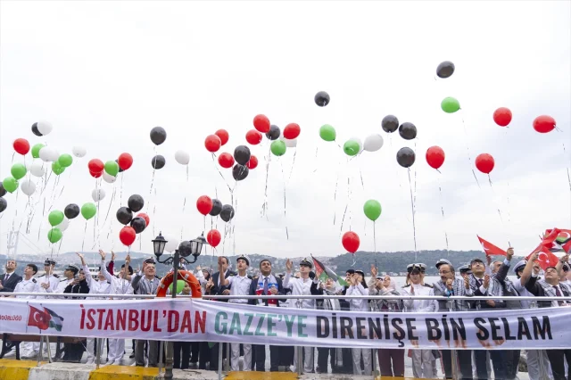 Beşiktaş'ta Filistin İçin Unutulmaz Dayanışma Etkinliği