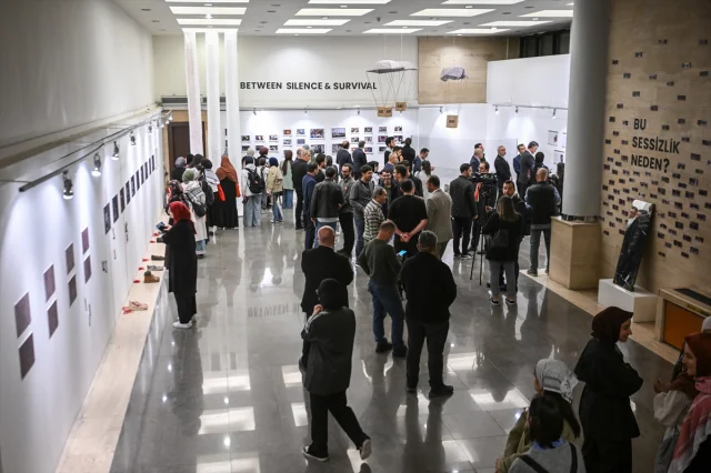 ODTÜ'de Filistin Dramına Dikkat Çeken Etkileyici Sergi Açılı...