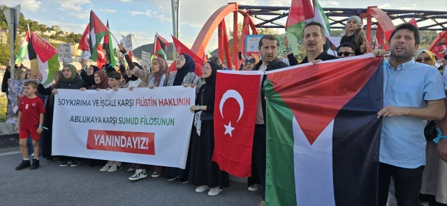 Zonguldak Halkı Gazze İçin Yürüdü: Destek Mesajları Yankı Buldu