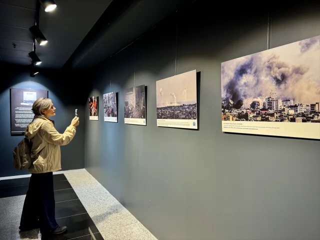 Kocaeli'de Gazze'nin Acılarını Anlatan Sergi Açıldı