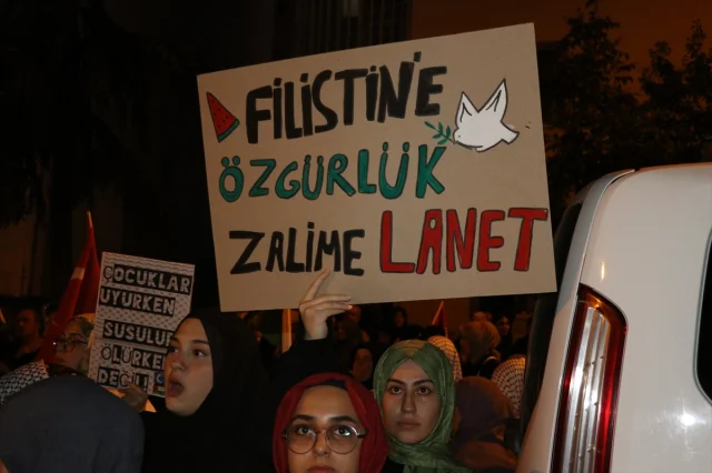 Amasya'da İsrail'e Karşı Gazze İçin Yürüyüş Düzenlendi: Halkın Sesi Sokaklarda Yükseldi