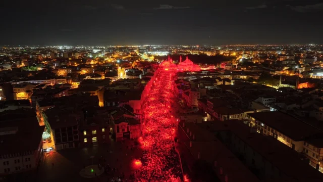 Konya'da Gazze İçin Duygu Dolu Protesto Yürüyüşü