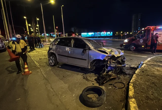 Mersin'de Kontrolden Çıkan Araç Dehşet Saçtı