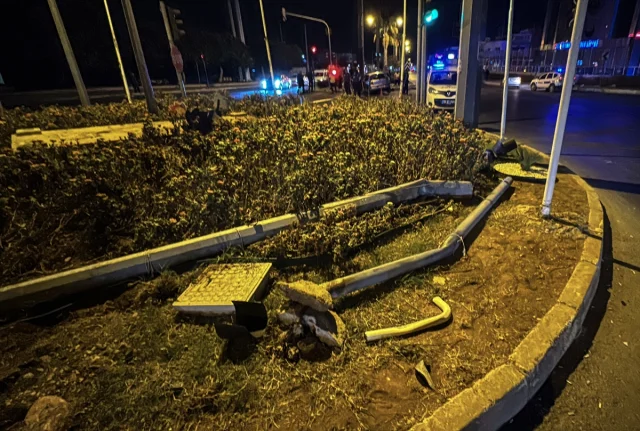 Mersin'de Kontrolden Çıkan Araç Dehşet Saçtı