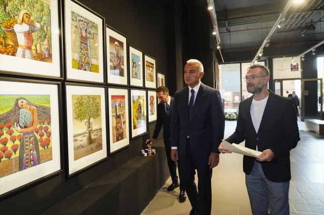 Filistinli Sanatçılardan Hayran Bırakan Sergi Ziyareti