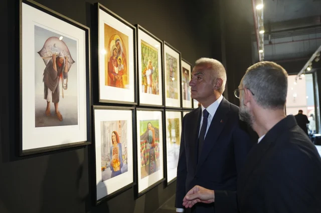 Filistinli Sanatçılardan Hayran Bırakan Sergi Ziyareti