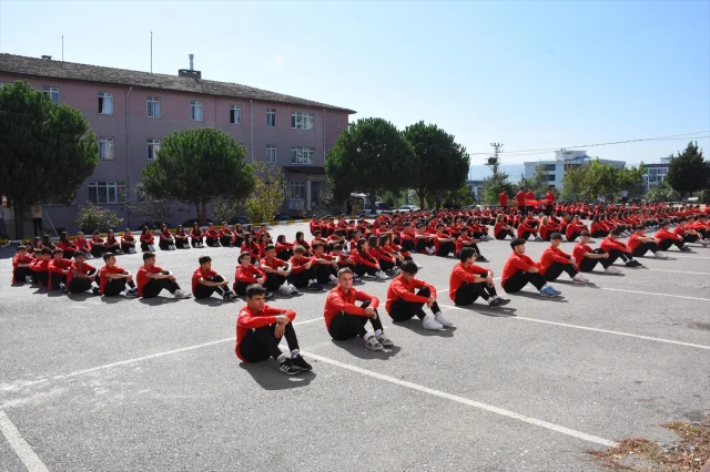 Samsun'da liselilerin Gazze için unutulmaz koreografisi