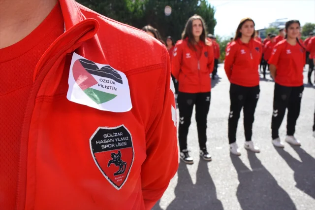 Samsun'da liselilerin Gazze için unutulmaz koreografisi