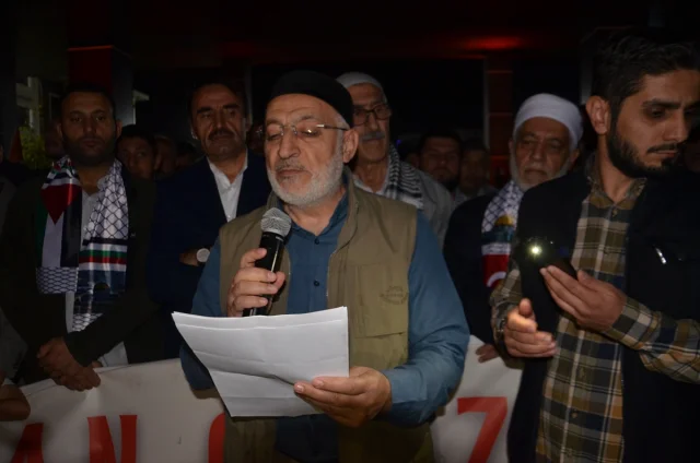 Muş’ta İsrail’e Karşı Gazze Protestosu Yoğun Katılımla Gerçekleşti