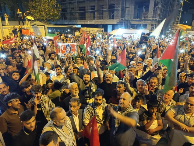Adıyaman'da Gazze'ye Destek Protestosu Yoğun Katılımla Gerçekleşti