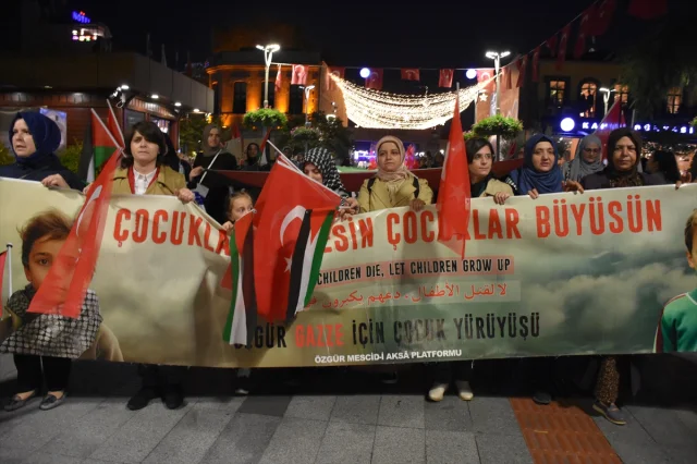 Trabzon'da İsrail'in Gazze'ye Saldırılarına Sert Tepki