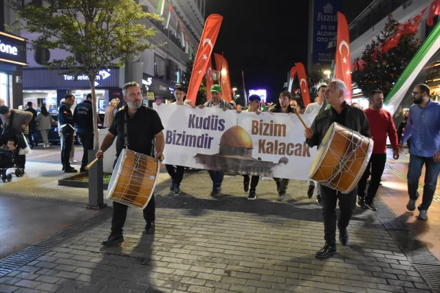 Trabzon'da İsrail'in Gazze'ye Saldırılarına Sert Tepki