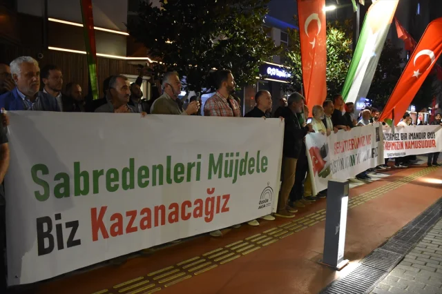 Trabzon'da İsrail'in Gazze'ye Saldırılarına Sert Tepki