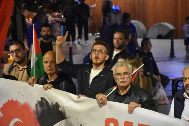 Trabzon'da İsrail'in Gazze'ye Saldırılarına Sert Tepki
