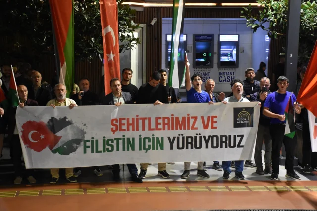 Trabzon'da İsrail'in Gazze'ye Saldırılarına Sert Tepki