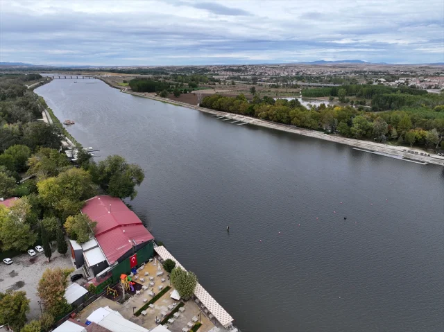 Edirne'de Yağışların Getirdiği Değişim Nehir Seviyelerini Yükseltti