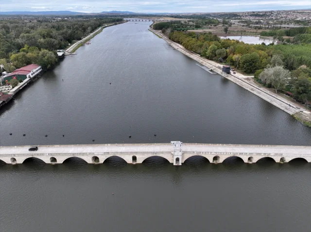 Edirne'de Yağışların Getirdiği Değişim Nehir Seviyelerini Yükseltti