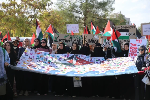 Diyarbakır, Batman ve Şırnak'ta İsrail Protestoları Büyüyor