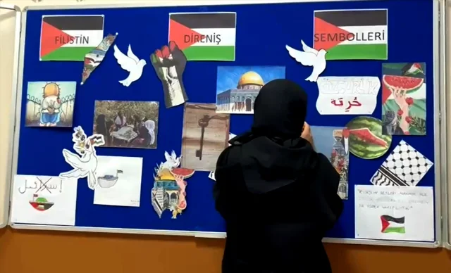 Kars'taki Gençler Filistin İçin Bir Araya Geldi