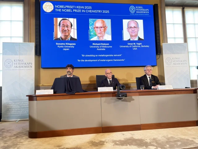 2025 Nobel Kimya Ödülü'nde Tarih Yazıldı: Üç Bilim İnsanı Ödüle Layık Görüldü