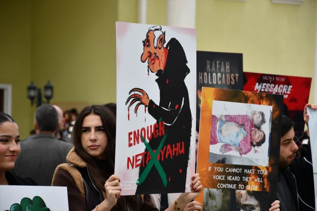 Üsküp'te Filistin'e Duyulan Büyük Destek