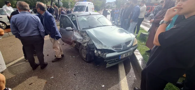 Samsun'da Korkutan Kaza