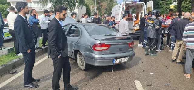 Samsun'da Korkutan Kaza