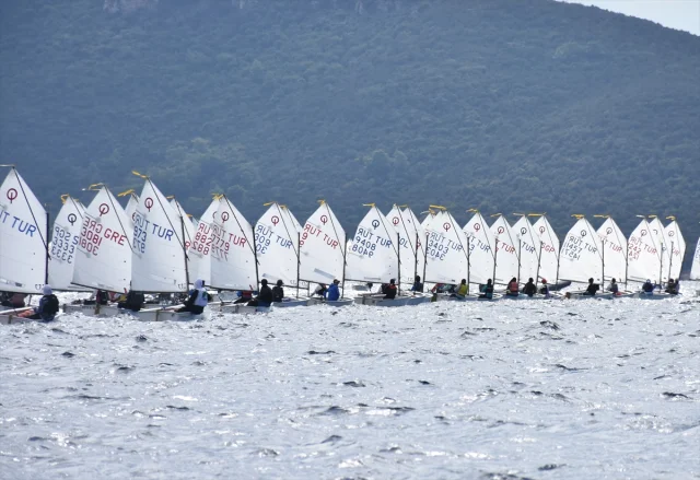 Bodrum'da Rüzgârlar Yelkenciler İçin Esiyor: Optimist Yarışlarına Yoğun İlgi