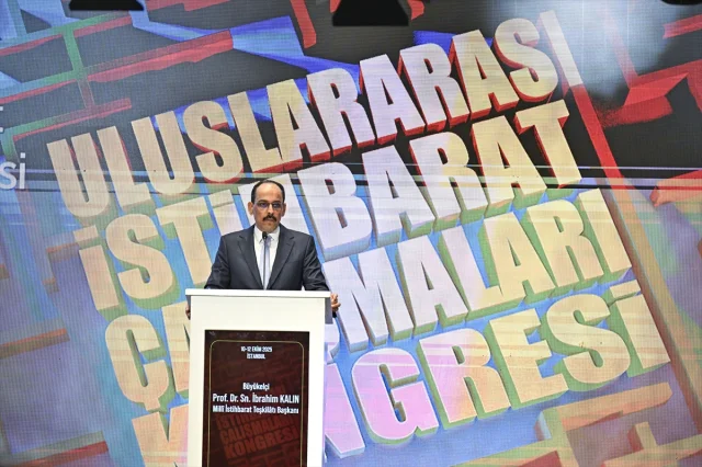 MİT Başkanı Kalın İstihbarat Kongresi'nde Gazze'deki Ateşkesi Değerlendirdi