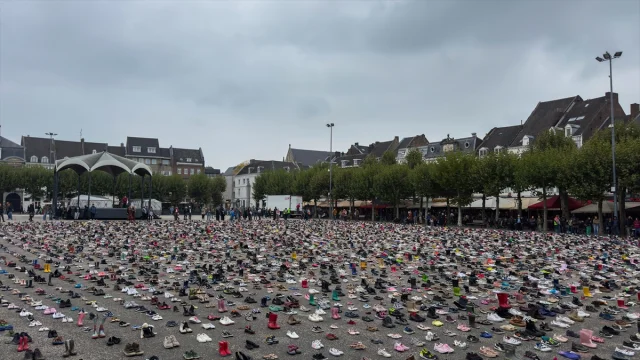 Hollanda'da Filistinli Çocuklar ve Gazetecilere Duygusal Anma