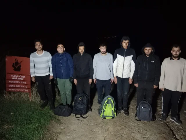 Edirne'de Yakalanan Düzensiz Göçmenler ve Detaylar