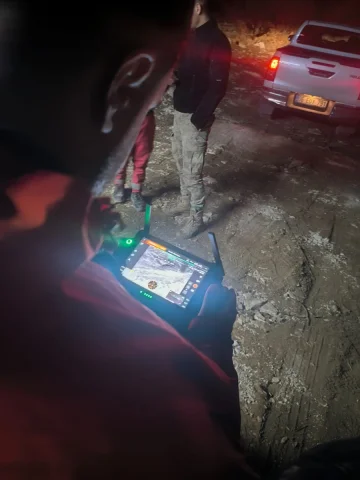 Gabar Dağı'nda kaybolan tır şoförü termal dron ile kurtarıldı