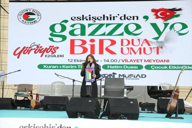 Eskişehir'de Gazze için umut dolu buluşma