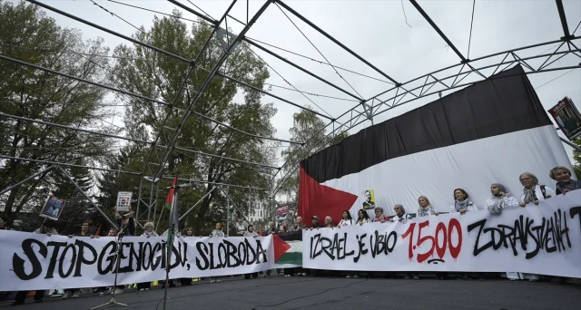 Bosna Hersek'te İsrail Karşıtlığı Büyüyor: Gazze'deki Olaylar Protesto Edildi