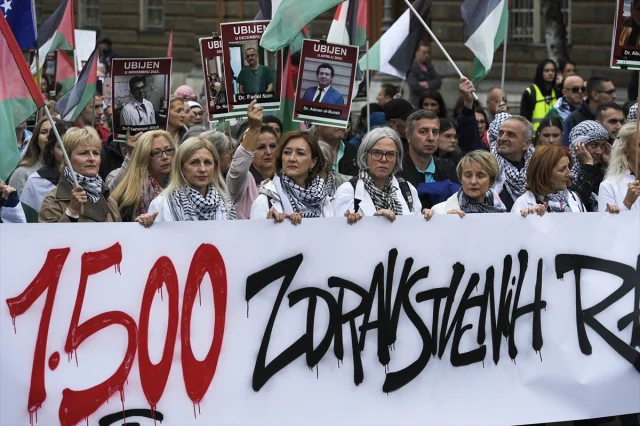 Bosna Hersek'te İsrail Karşıtlığı Büyüyor: Gazze'deki Olaylar Protesto Edildi