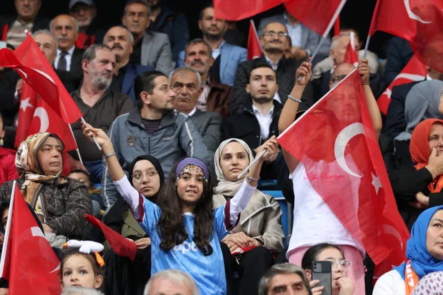 Erdoğan Trabzon'da projeleri açtı Gazze için önemli mesajları paylaştı