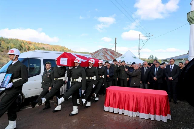 Ordu'da Kıbrıs gazisi Cemal Şahin'e hüzünlü veda
