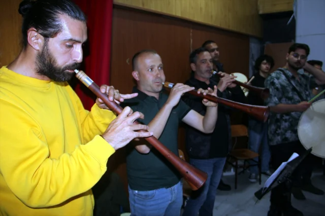 Sinop'ta Mesleklerin Uyumuyla İlk Mehter Konseri Hazırlığı