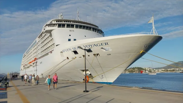 Seven Seas Voyager kruvaziyerinin Bodrum ziyareti: Turist akını ve daha fazlası
