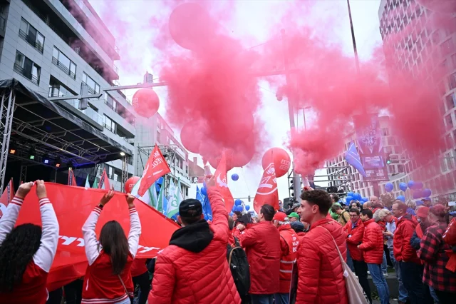 Belçika'da Grev Kasırgası Her Şeyi Durdurdu