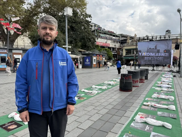 Üsküdar'da Gazze İçin Duyarlılık Çağrısı İzlemek Yetmez Etkinliği