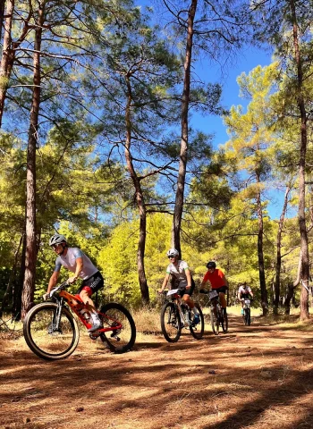 Marmaris'te Dağ Bisikleti Heyecanı Nefes Kesti